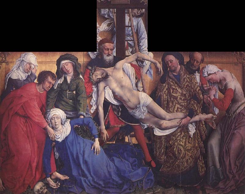 Rogier van der Weyden Korsnedtagningen Norge oil painting art